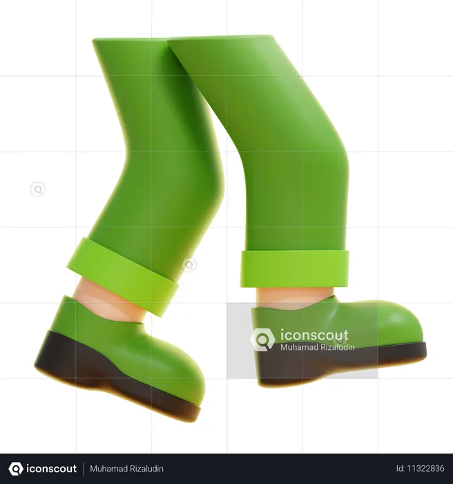 DANCING FEET  3D Icon
