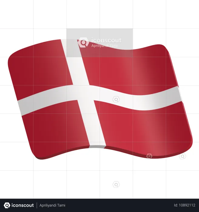 Danemark  3D Icon