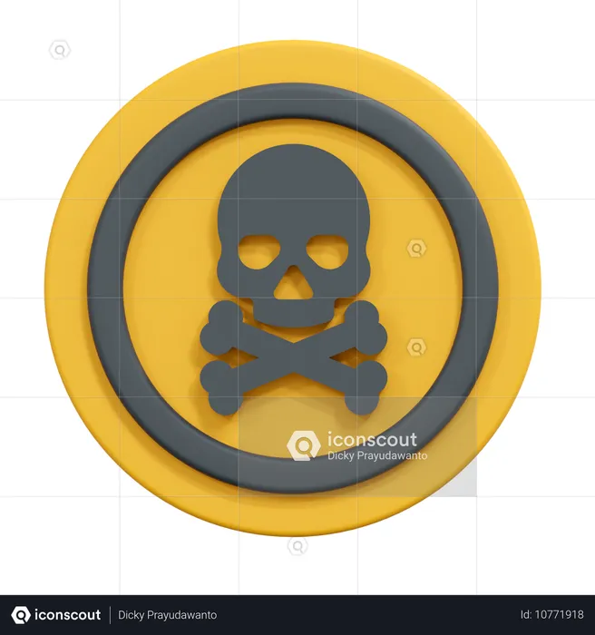 Danger  3D Icon