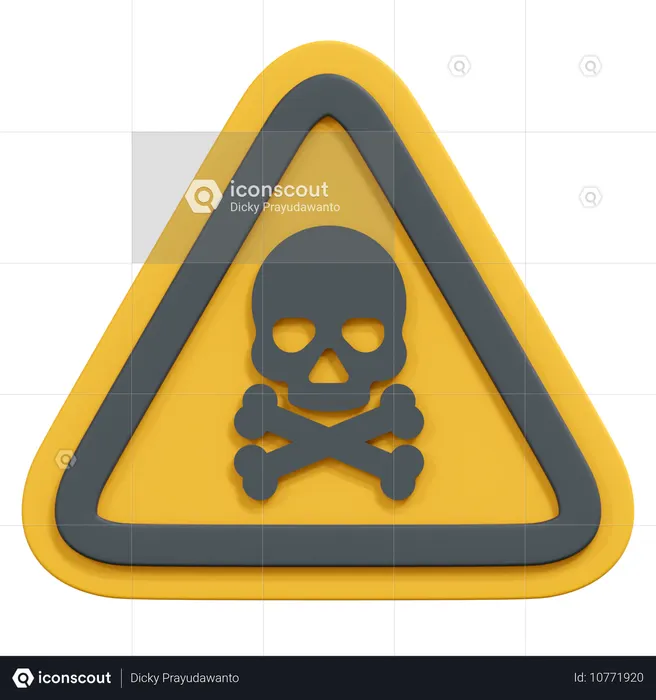 Danger  3D Icon