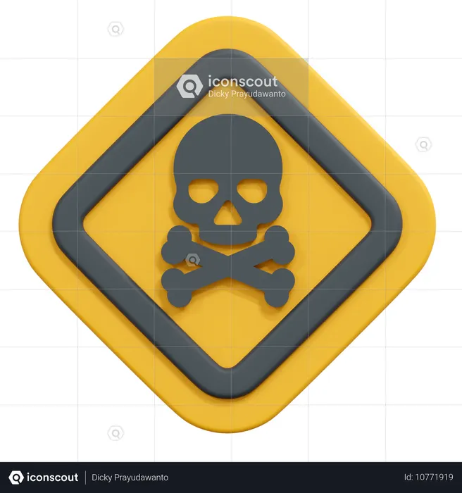 Danger  3D Icon