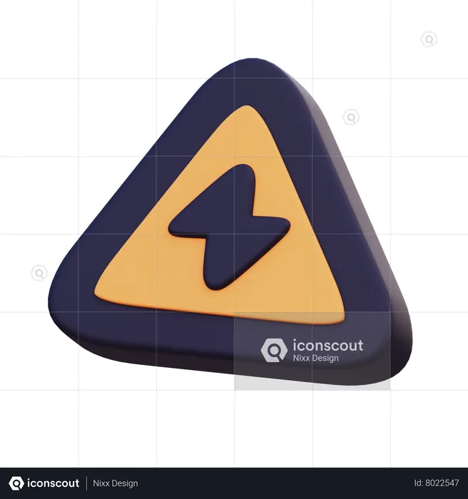 Danger  3D Icon