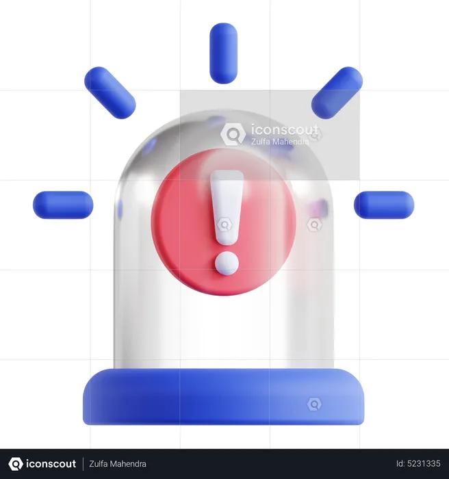 Danger Alarm  3D Icon