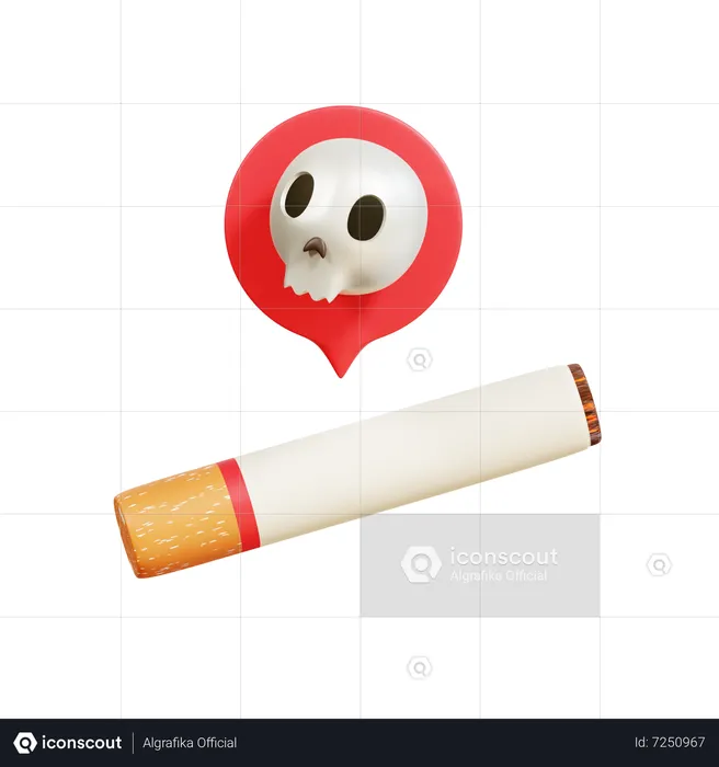 Danger Cigarettes  3D Icon