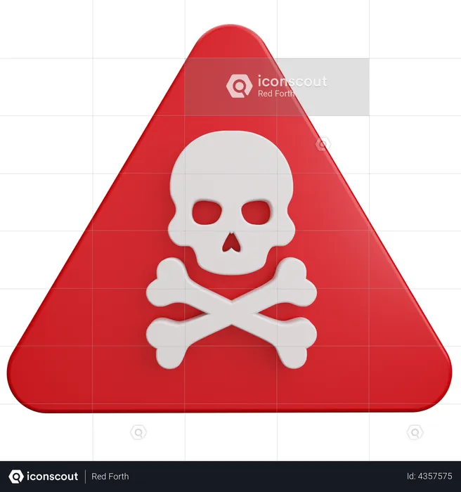 Danger Sign  3D Illustration