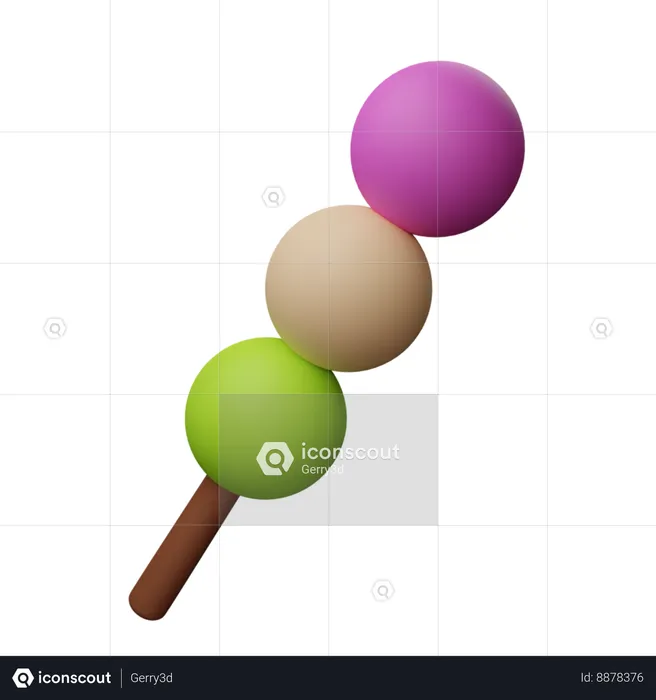 Dango  3D Icon