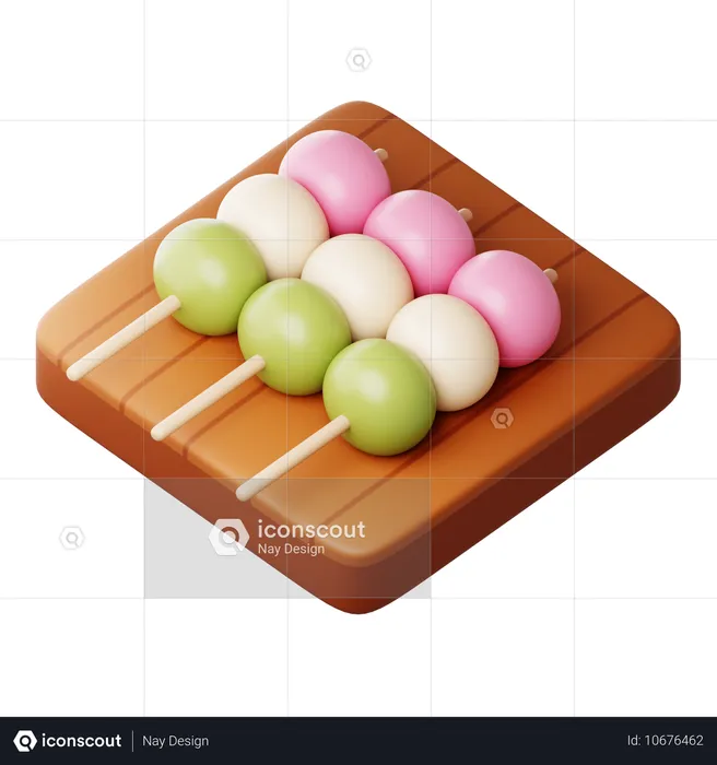 Dango  3D Icon