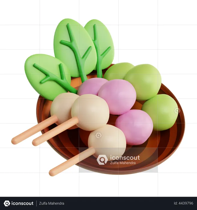 Dango  3D Icon