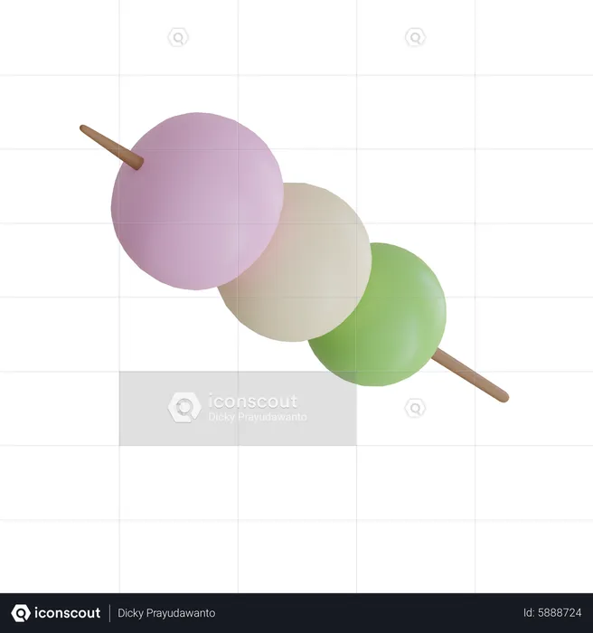 Dango  3D Icon