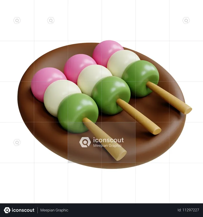 Dango  3D Icon