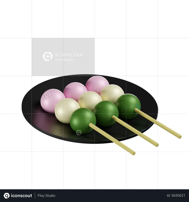 Dango  3D Icon