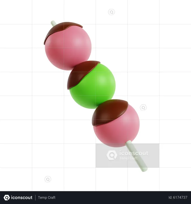 Dango  3D Icon