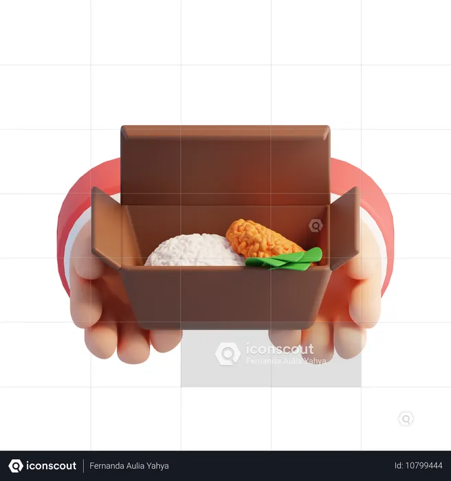 Dar comida  3D Icon