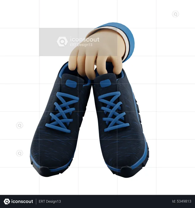 Dê sapatos  3D Icon