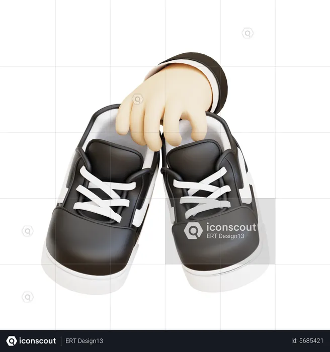Dê sapatos  3D Icon