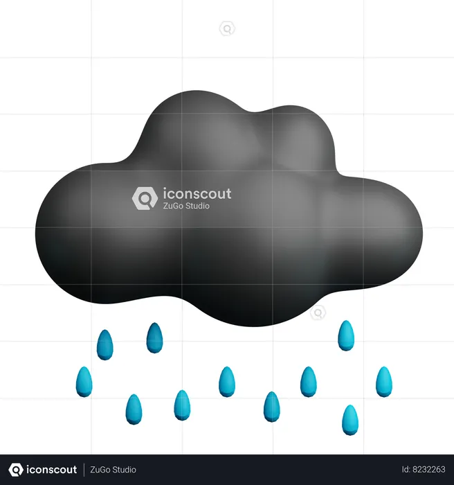 Dark Drizzle  3D Icon