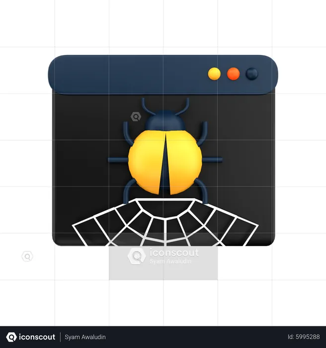 Dark Web  3D Icon
