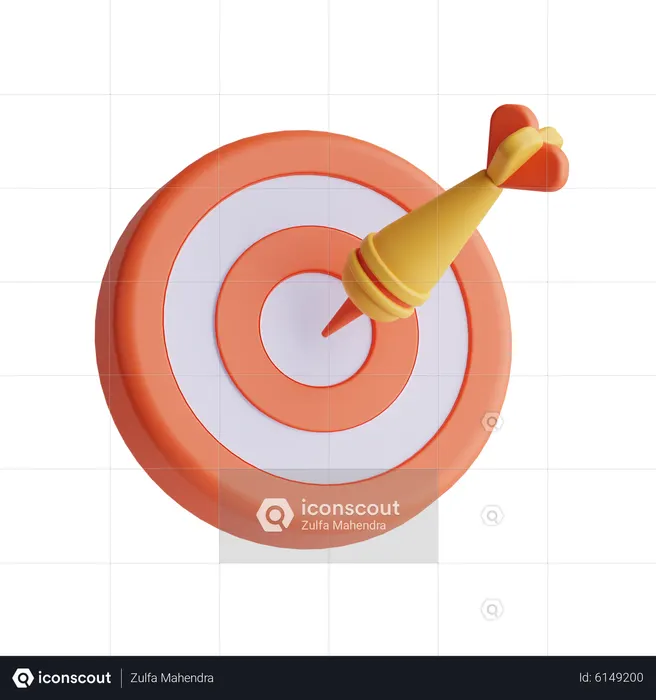 Dart Board  3D Icon