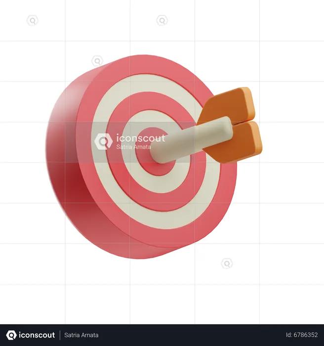 Dartboard  3D Icon