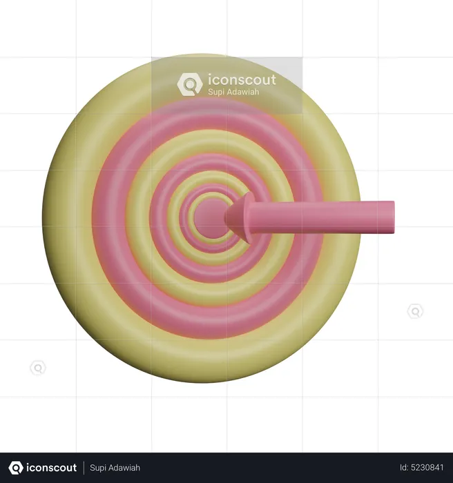 Dartboard  3D Icon