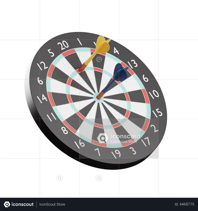 Dartboard  3D Icon