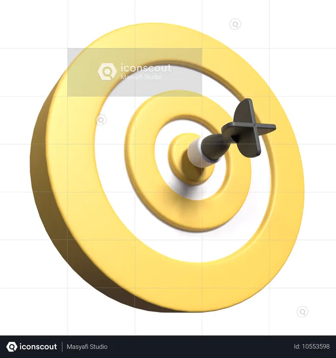 Dartboard  3D Icon