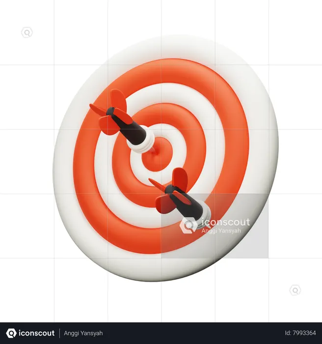 Dartboard  3D Icon