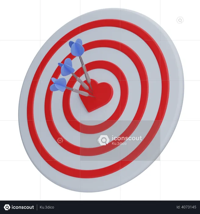 Dartboard  3D Icon