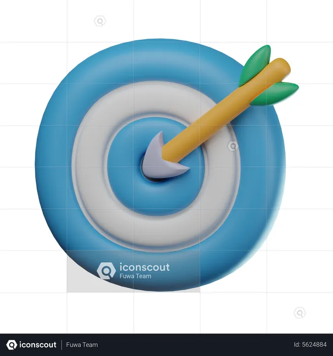 Dartboard  3D Icon
