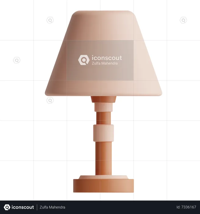 Dask Lamp  3D Icon