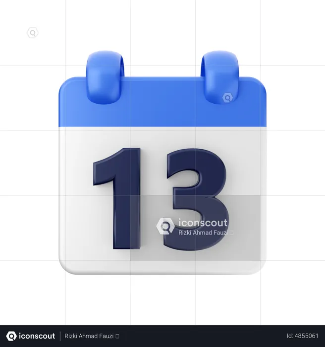 Data 13  3D Icon