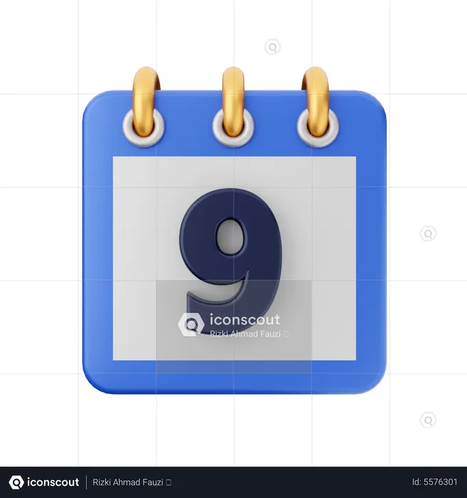 Data 9  3D Icon