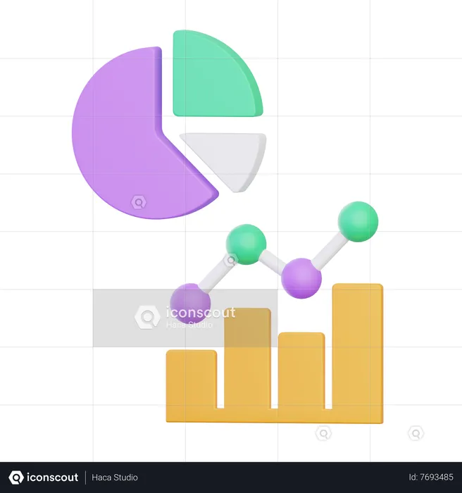 Data Analysis  3D Icon