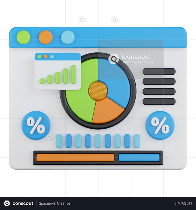 Data Analysis  3D Icon