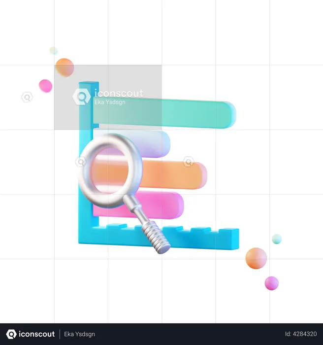Data Analysis  3D Illustration