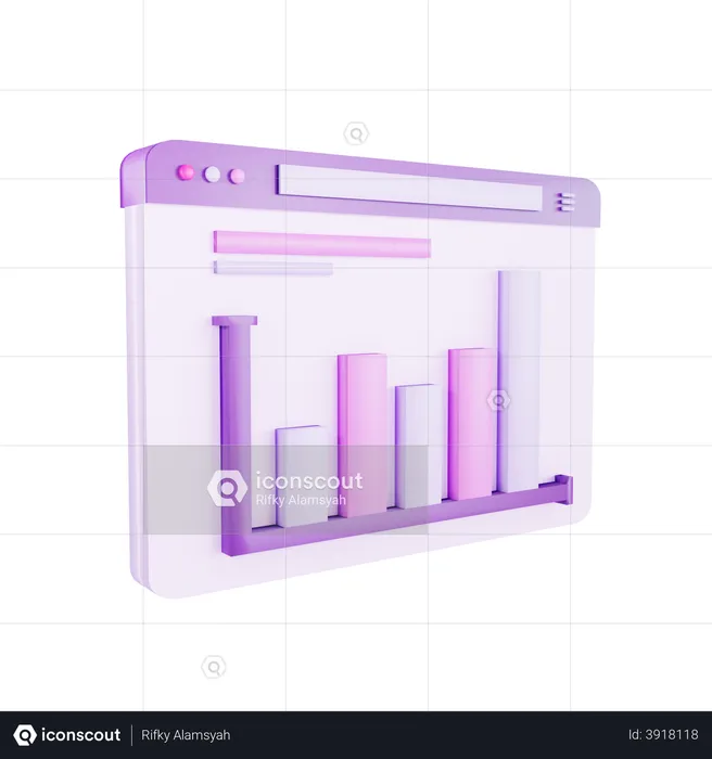 Data Analysis  3D Illustration