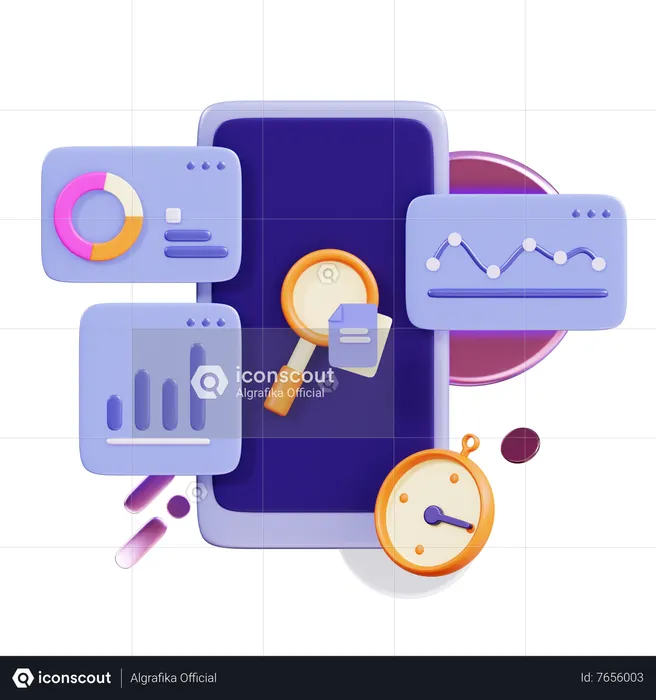 Data Analysis  3D Icon