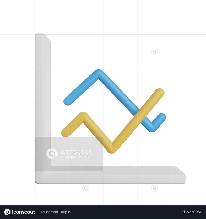 Data Analysis Chart  3D Icon