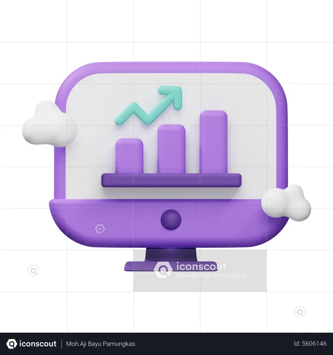 Data Analytics  3D Icon