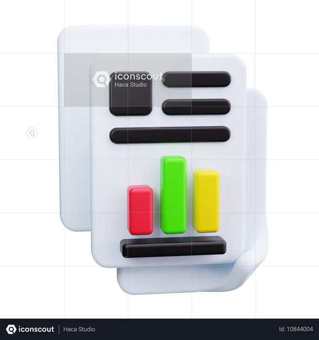 Data chart  3D Icon