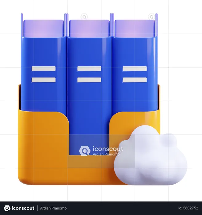 Data Cloud  3D Icon