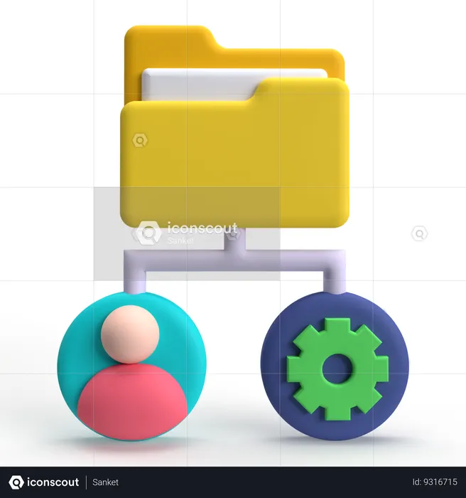 Data Complexity  3D Icon