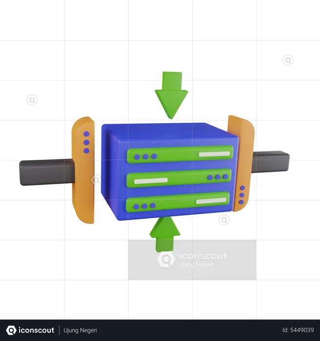 Data Compression  3D Icon