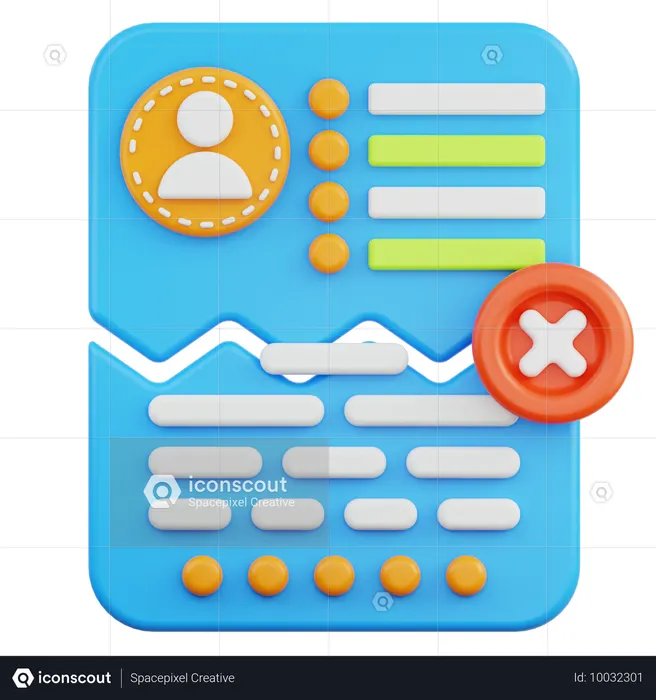 Data Corruption  3D Icon