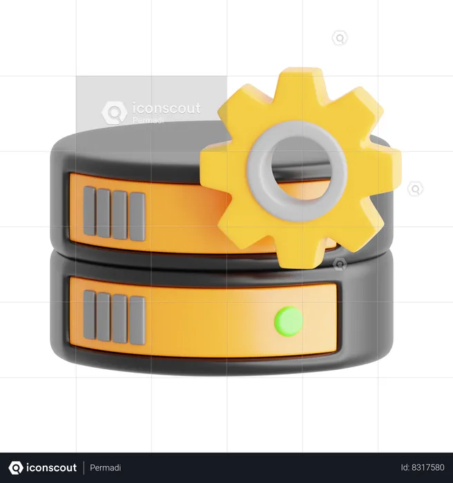 Data Integration  3D Icon