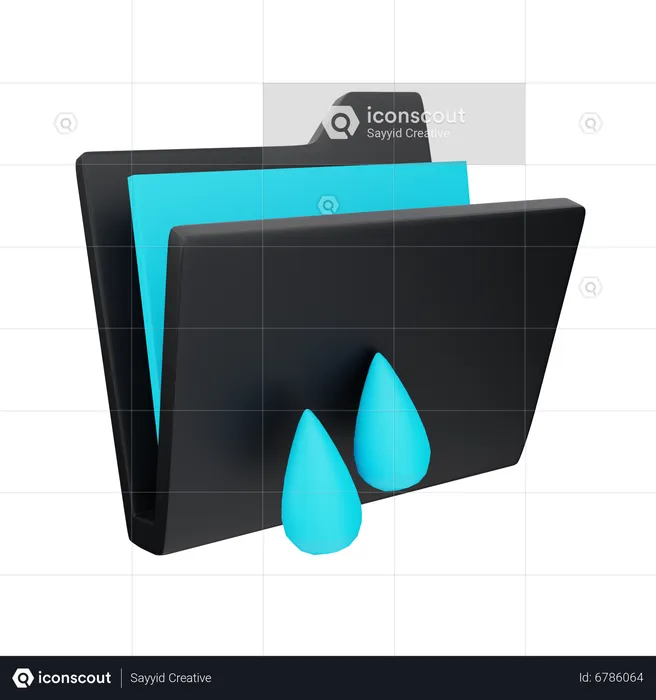 Data Leak  3D Icon