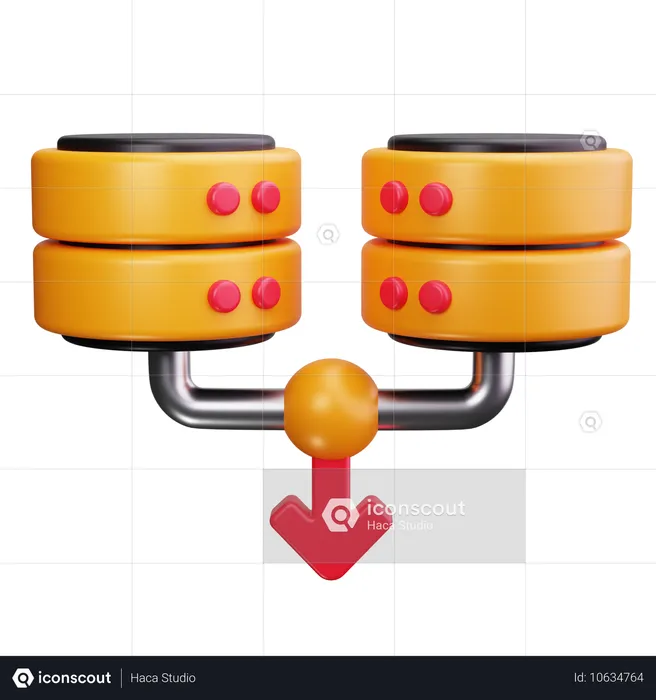 Data Pipeline  3D Icon