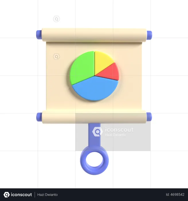 Data Presentation  3D Illustration