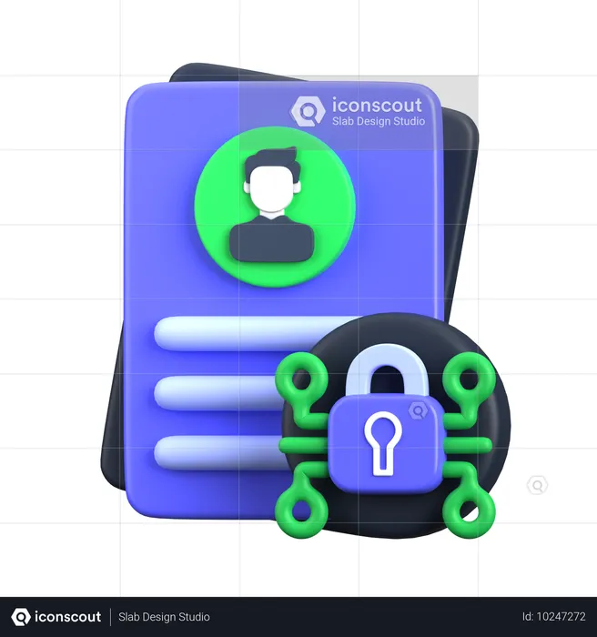 Data Privacy  3D Icon