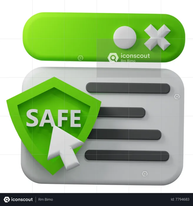 Data Protection  3D Icon